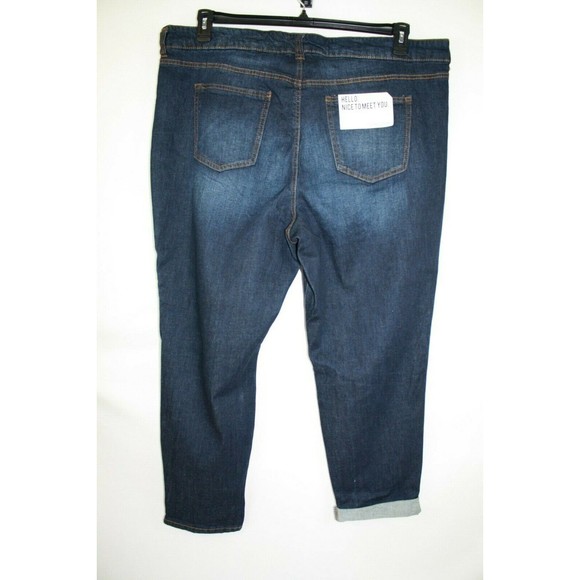 Celebrity Pink Women's Girlfriend Distressed Mid Rise Jean Size 22 - Picture 2 of 4